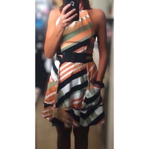 Jessica Simpson Belted Halter Dress, Sz. 6